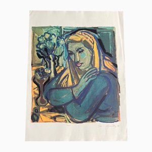 Cornelis Guillaume Van Beverloo (Alias Corneille), Early Work, 1988, Lithograph