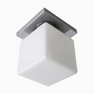 Modern Ceiling Lamp in Stainless Steel, 1920s