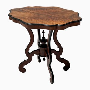 Walnut Victorian Center Table, 1890s