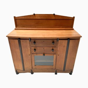 Art Deco Amsterdam School Credenza by J.J. Zijfers Amsterdam, 1920s