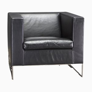 Silla Minotti Klee de cuero de Rodolfo Dordoni, 2017