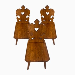 Country House Dining Chairs, Set of 3