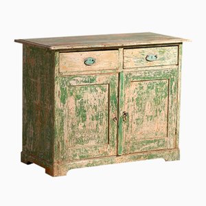 Antique Green Bedroom Dresser, 1920s
