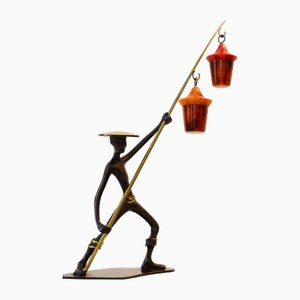 Statuetta porta sale e pepe di Richard Rohac, Cina, anni '50