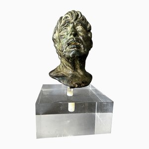 Scuola Sabatino De Angelis, Busto Grand Tour di Seneca, 1800, Bronzo