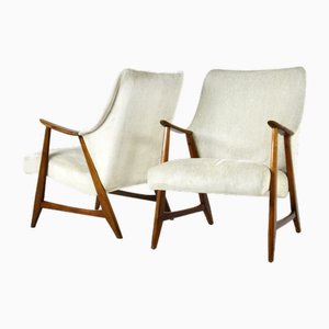 Skandinavische Sessel, 1960er, 2er Set