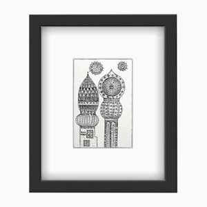 Małgorzata Jenta-Dmitruk, König und Königin, Radierung auf Papier, 2014