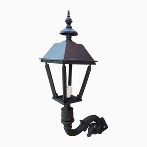 Antique Square Cast Iron Wall Lantern