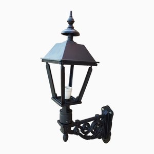 Antique Square Cast Iron Wall Lantern