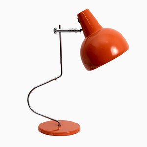 Orangefarbene Tischlampe von Josef Hurka für Lidokov, 1963