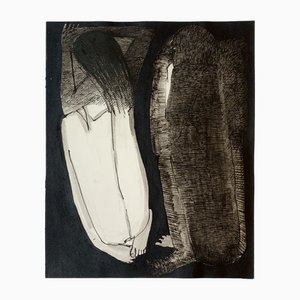Jolanta Johnsson, Strange Situation, Mixed Media on Paper, 1997