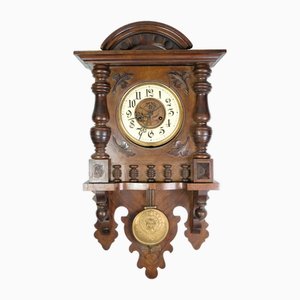 Wall Clock in Walnut by Junghans,1920s