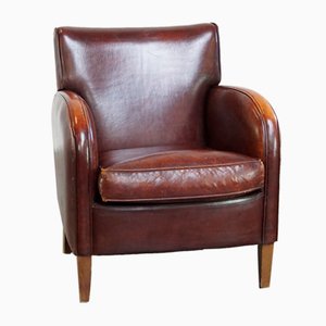 Fauteuil en Cuir de Mouton Subtil