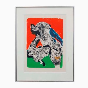 Asger Jorn, Failed Provocation, Lithograph, 1969