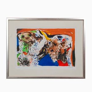 Asger Jorn, Der Tag der Toten, Lithographie, 1969