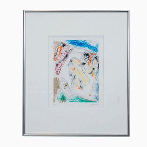 Asger Jorn, Euclid Coincé, Lithograph, 1971