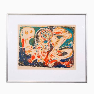 Asger Jorn, Drame Romantique, Lithographie, 1953.