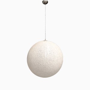 Lampada a sospensione sferica, anni '80