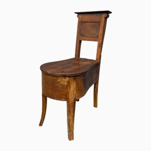 19th Century Cherry Commode Chair