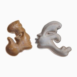 Récipients en Marbre Kiss Couple par Jean Pascal Levy-Trumet, Set de 2