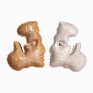 Recipientes Kiss Couple de mármol de Jean Pascal Levy-Trumet. Juego de 2