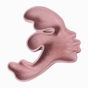 Kiss Woman Red Marble Recipient by Jean Pascal Levy-Trumet