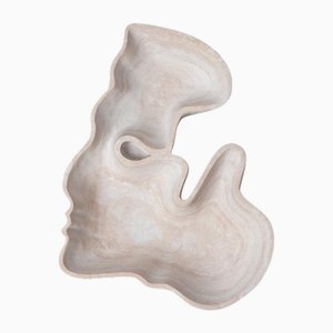 Kiss Man Sand Marble Recipient by Jean Pascal Levy-Trumet