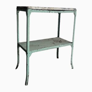 Industrial Two Tier Metal Side Table