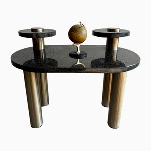 Marble Inox Coffee Table
