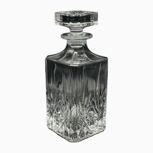 Decanter da whisky vintage in cristallo molato, Irlanda, anni '60