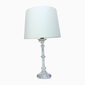 Lampe de Bureau Tiffany avec Socle en Verre par Ingo Maurer pour Design M, 1980s