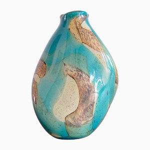 Glass Maltese Vase by Michael Harris for Mdina, 1980s
