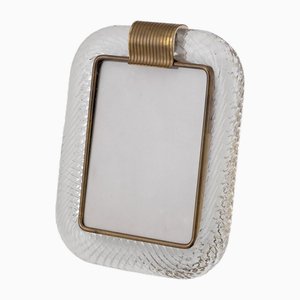20th Century Italian Venetian Glass Photograph Frame by Paolo Venini attributable to Venini, 1970s