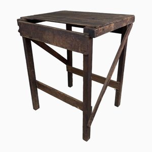 Early Shōwa Period Japanese Wooden Stool Mingei Folk Art, 1920s