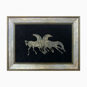 Magdalena Lesniak, Horses, Bronze and Velvet, 2000