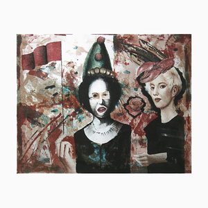 Waldemar Marszałek, Gifted with the Red, Lithograph on Paper, 1993