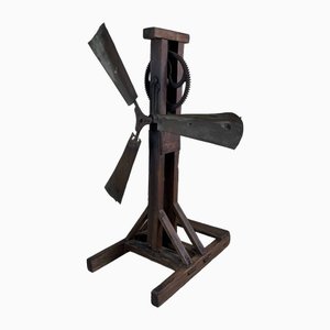 Moulin à Vent à Riz Antique, Japon, 1890s