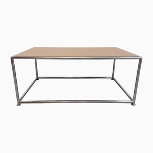 Vintage Coffee Table in Melamine and Chrome Metal, 1970s