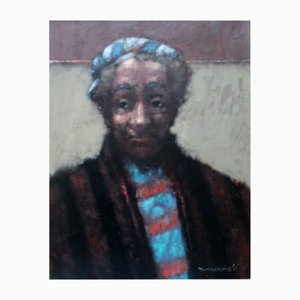 Adam Marczukiewicz, A Figure, Oil on Canvas, 1996
