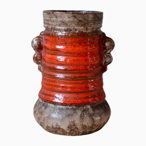 Vase Fat Lava de Strehla, 1960s