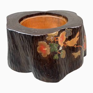 Vintage Kiri Maki-E Hibachi Fire Bowl, 1960s