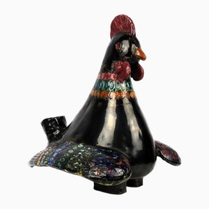 Zoomorphic Ceramic Vase in the style of Guidette Carbonell, 1950s