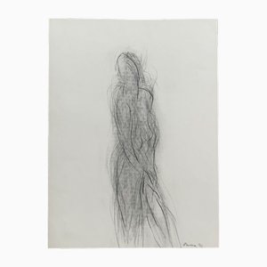 Antoni Janusz Pastwa, Nude, Mixed Media on Paper, 1990