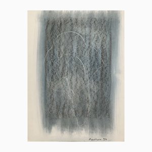 Antoni Janusz Pastwa, Sans titre (Portrait), Techniques mixtes sur papier, 1994