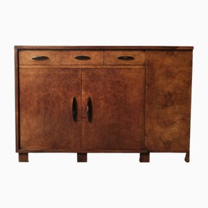Vintage Rationalist Wooden Corner Sideboard, 1940s, Set of 2