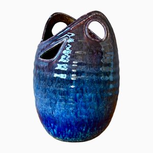 Jarrón Accolay de cuello calado, años 60