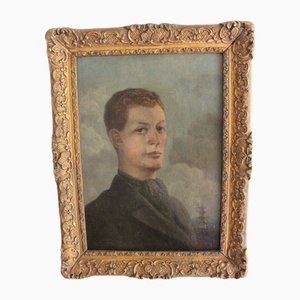 Artista della scuola cinese, Ritratto di gentiluomo britannico, anni '20, olio