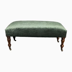 Vintage Mahogany Duet Window Stool, 1920
