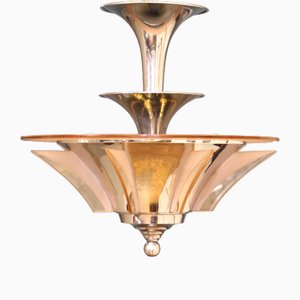 Art Deco Pendant Lamp by Petitot, 1930s