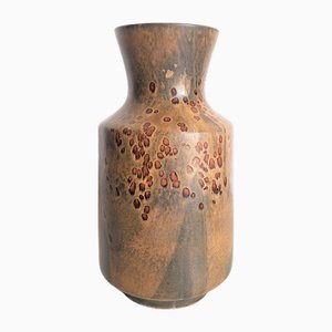 Vaso vintage in ceramica di F. Glatzle per Karlsruhe Majolica, 1972
